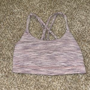 lululemon size six pink bra!!
